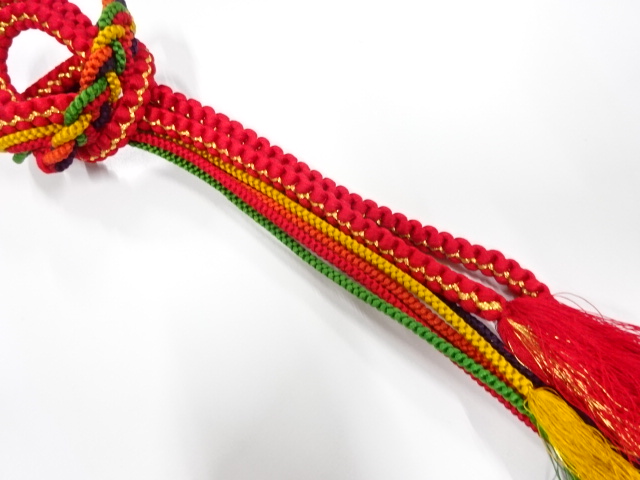 正絹　手組帯締め